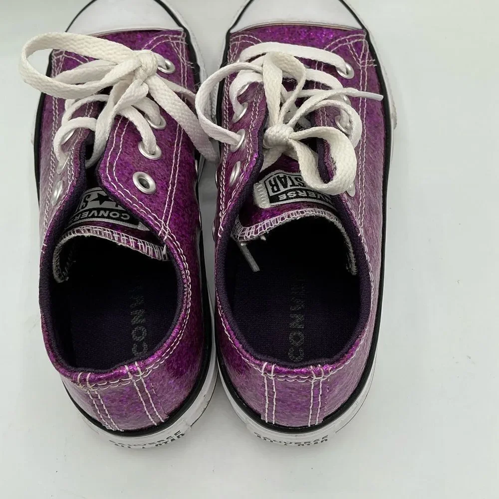 Converse Chuck Taylor All Star Ox Coated Purple Glitter size 1